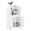 vidaXL Highboard hvit 60x36x110 cm konstruert tre