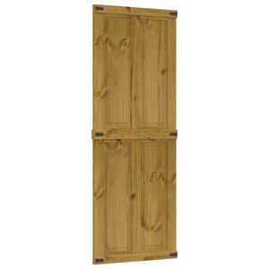 vidaXL L&aring;ved&oslash;r CORONA 70 x 210 cm Heltre furu HonningBrun