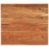 vidaXL Bordplate 110x80x2,5 cm rektangul&aelig;r heltre akasie