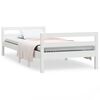 vidaXL Sengeramme uten madrass hvit 80x200 cm heltre furu