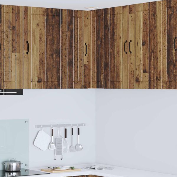 vidaXL Kj&oslash;kkenskap Gammelt tre 57 x 57 x 80 cm Konstruert tre