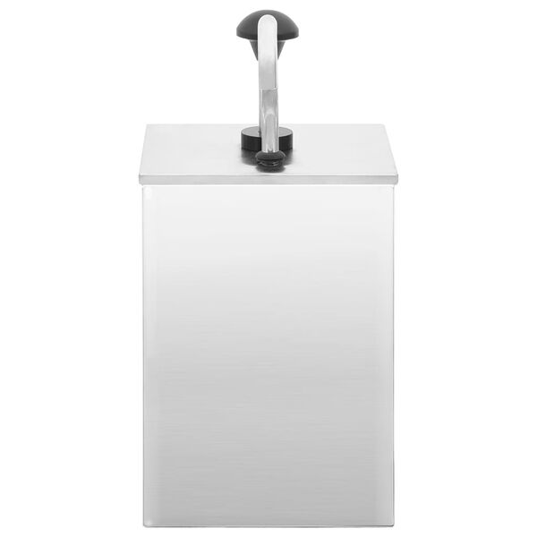 vidaXL Sausedispenser rustfritt st&aring;l 3,5 L