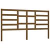 vidaXL Sengegavl honningbrun 186x4x104 cm heltre furu