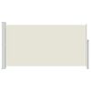 vidaXL Uttrekkbar sidemarkise 170x300 cm kremhvit