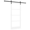 vidaXL Skyved&oslash;r ORKDAL Hvit og svart 93 x 211 cm