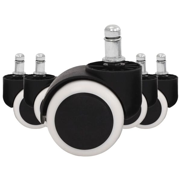 vidaXL Hjul for kontorstoler 5 stk