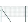 vidaXL Grunnfest Sveiset Tr&aring;dgjerde 25 x 0,8 m (B x H) PVC-belagt st&aring;l