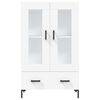 vidaXL Highboard hvit 69,5x31x115 cm konstruert tre