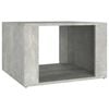 vidaXL Nattbord betonggr&aring; 57x55x36 cm konstruert tre