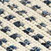 vidaXL Teppe denim ull 120x170 cm bl&aring;/hvit