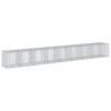 vidaXL Gabionkurv med deksel 950x100x100 cm galvanisert jern