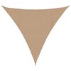 vidaXL Solseil 160 g/m&sup2; gr&aring;brun 4,5x4,5x4,5 m HDPE