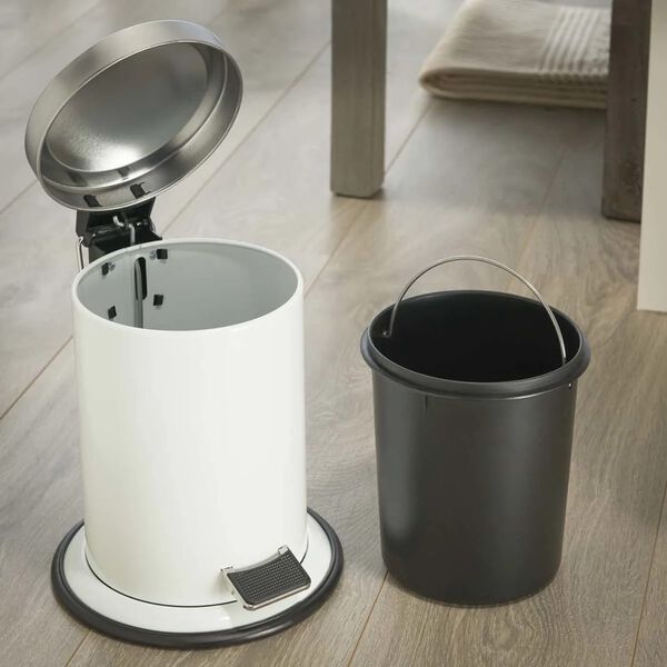 Sealskin Acero S&oslash;ppelb&oslash;tte med pedal hvit 3 L 361732410