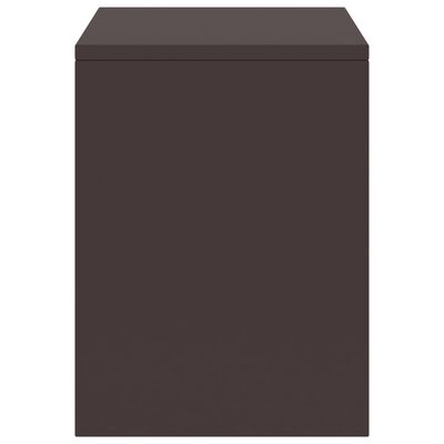 vidaXL Nattbord 2 stk mørkebrun 35x30x40 cm heltre furu