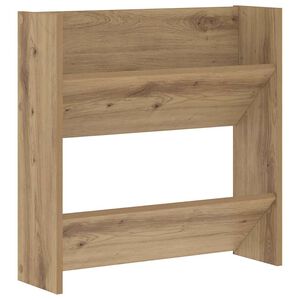 vidaXL Sko Skap 60 x 18 x 60 cm Konstruert tre Artisan eik