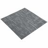 vidaXL Teppeflis Betonggr&aring; 50 x 50 cm 20 stk. PP og Bitumen