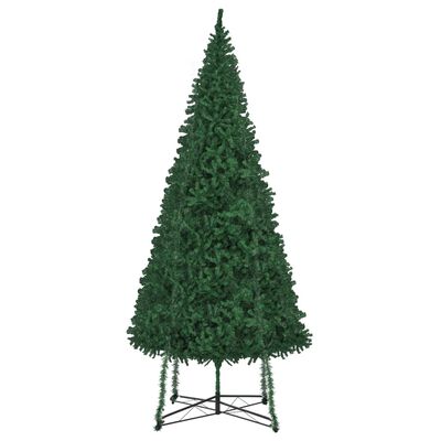 vidaXL Kunstig juletre med stativ 500 cm grønn
