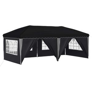 vidaXL Pop-up Festtelt 575 x 288 x 245 cm Antrasitt