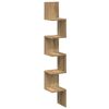vidaXL Veggmontert hylle artisan eik 20x20x127,5 cm konstruert tre