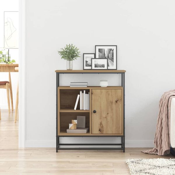 vidaXL Serviesskap Artisan Eik 69 x 35 x 80 cm Konstruert tre