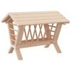 vidaXL H&oslash;ymater for kanin 44x33x33 cm heltre gran