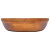 vidaXL Vask heltre teak &Phi;40x10 cm