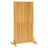vidaXL Personvernsvegg Brun 79,5 x 50 x 150 cm Solid akasietre