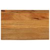 vidaXL Bordplate med naturlig kant 50x20x2,5 cm heltre mango