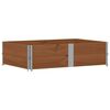 vidaXL Pallekarmer 2 stk brun 150x100 cm heltre furu