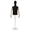 vidaXL Justerbar 170-242 cm mannequinfot med hode og base Mann PP