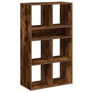 vidaXL Bokhylle r&oslash;kt eik 66x31x112 cm konstruert tre