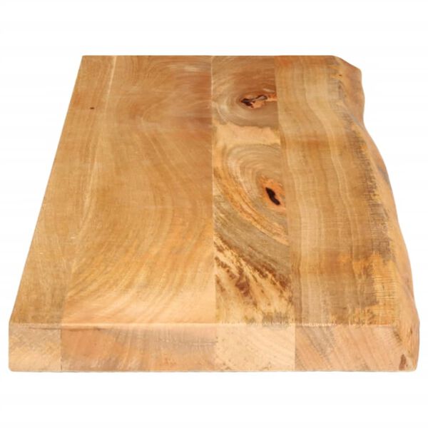vidaXL Bordplate 100x40x3,8 cm naturlig kant heltre mango