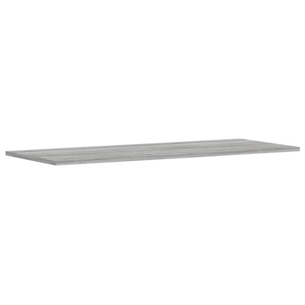 vidaXL Vegghyller 4 stk gr&aring; sonoma 100x40x1,5 cm konstruert tre