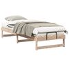 vidaXL Sengestamme Brun 90 x 210 cm Massiv furu