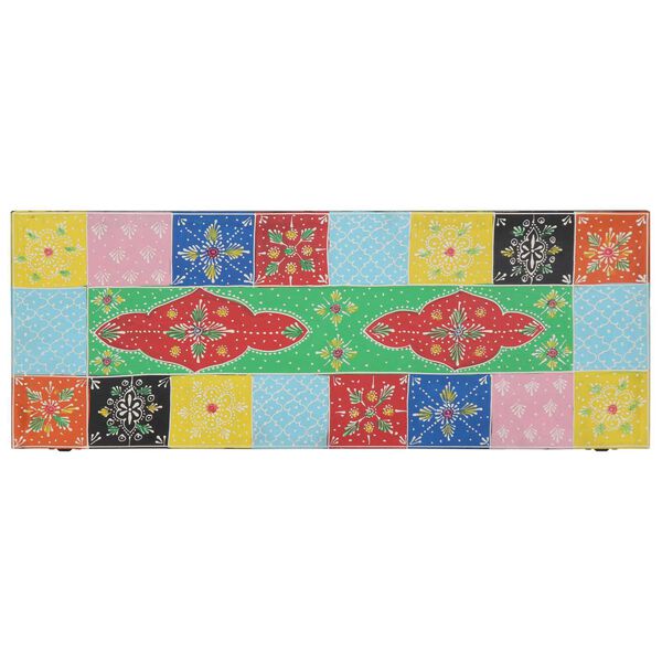 vidaXL TV-skap med hylle Flerfarget 80 x 30 x 22 cm Konstruert tre