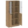 vidaXL Highboard med dører artisan eik 68x37x142 cm konstruert tre