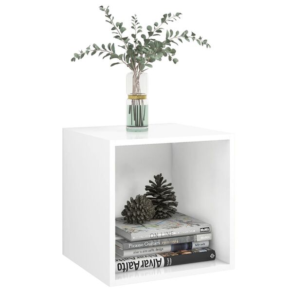 vidaXL Veggskap 37x37x37 cm sponplate hvit