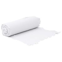 vidaXL Geotextilmembran hvit 1x50 m polyesterfiber