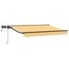 vidaXL Manuell markiseramme med LEDs sand 4 &times; 3,5 m