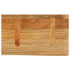 vidaXL Bordplate med naturlig kant 40x30x2,5 cm heltre mango