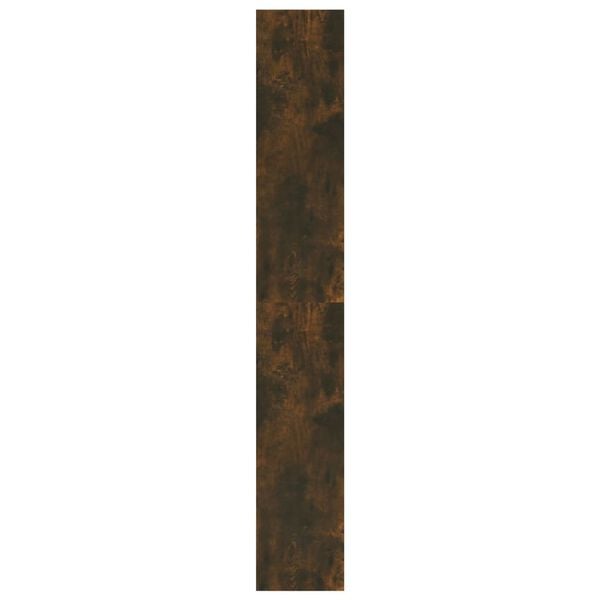 vidaXL Bokhylle/romdeler r&oslash;kt eik 80x30x198 cm konstruert tre