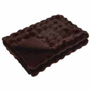 vidaXL Skliikkerteppe / pledd i kunstig kaninpels Olite Kamel
