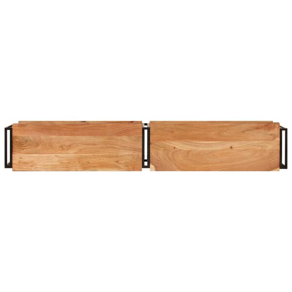 vidaXL TV-benk 180x30x40 cm heltre akasie