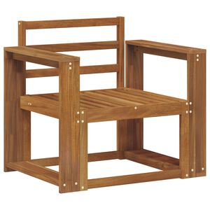 vidaXL Utesofa Solid akasietre Naturlig