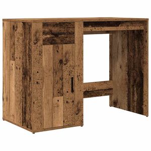 vidaXL Skrivebord gammelt tre 100x49x75 cm konstruert tre