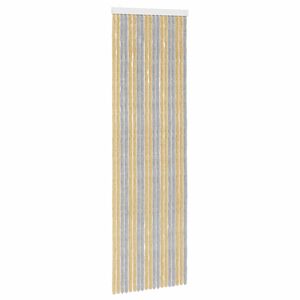 vidaXL Insektgardin Chenille Gr&aring; og Beige 56 x 185 cm 100% PP