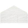 vidaXL Paviljong med tak hvit 20,07x5,88x3,75 m polyetylen