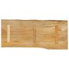 vidaXL Bordplate 100x40x3,8 cm naturlig kant heltre mango