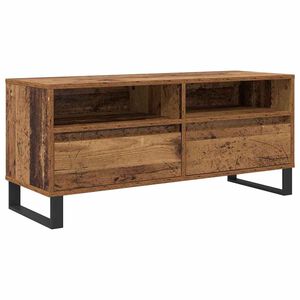 vidaXL TV-skap Gamle tre 100 x 34,5 x 44,5 cm Ingeni&oslash;rtre og jern