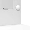 vidaXL Sminkebord med dør 2 pcs Hvit 78.5 x 41 x 135 cm Konstruert tre
